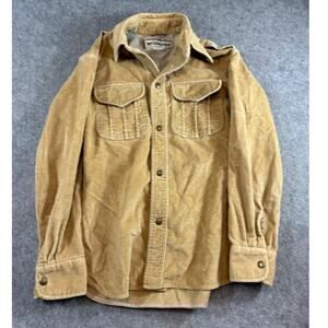 VTG 70s McGregor Corduroy Shirt Jacket Mens 36 Button Up Western Indie Workwear